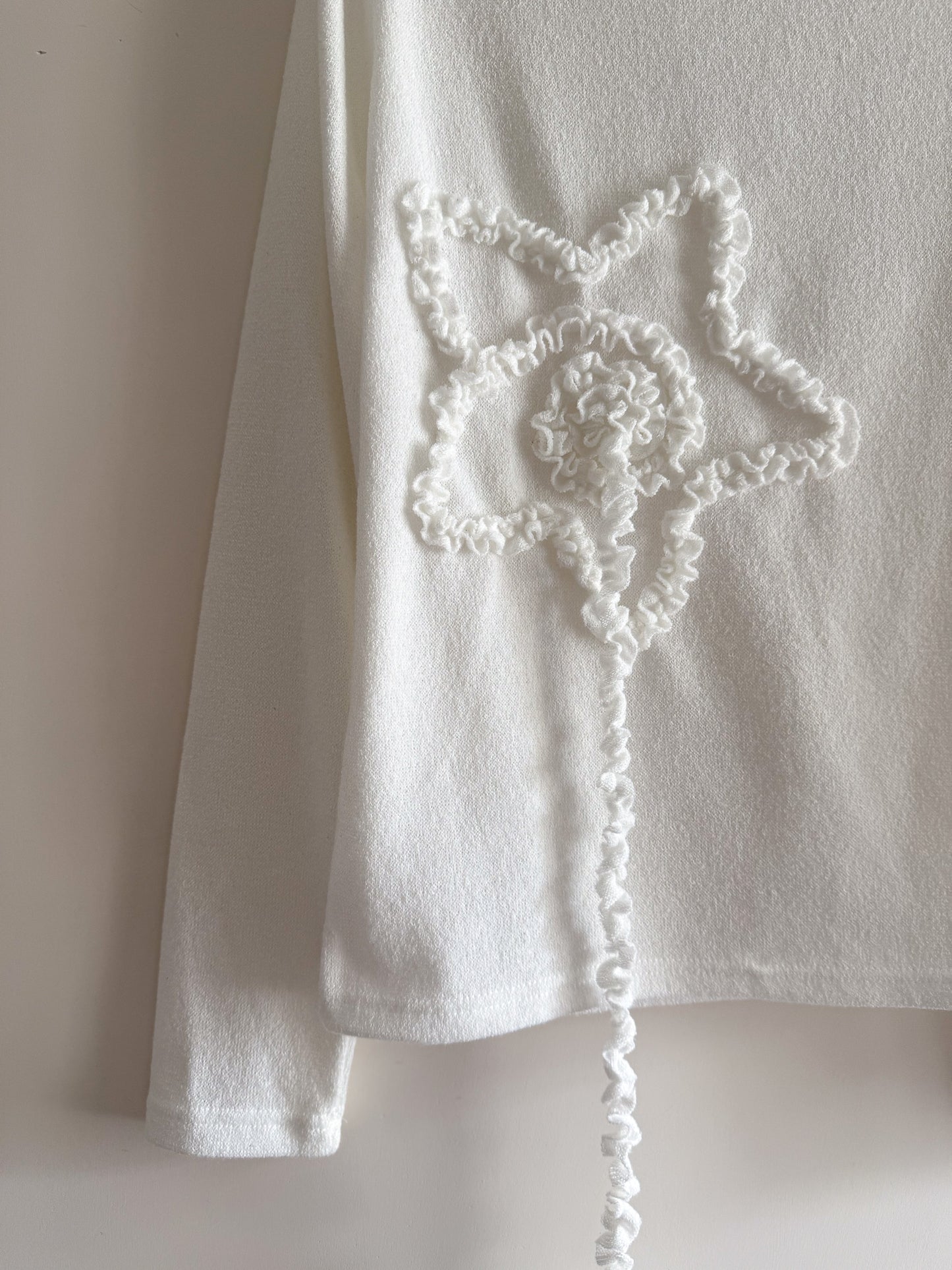 star knit top (ivory)