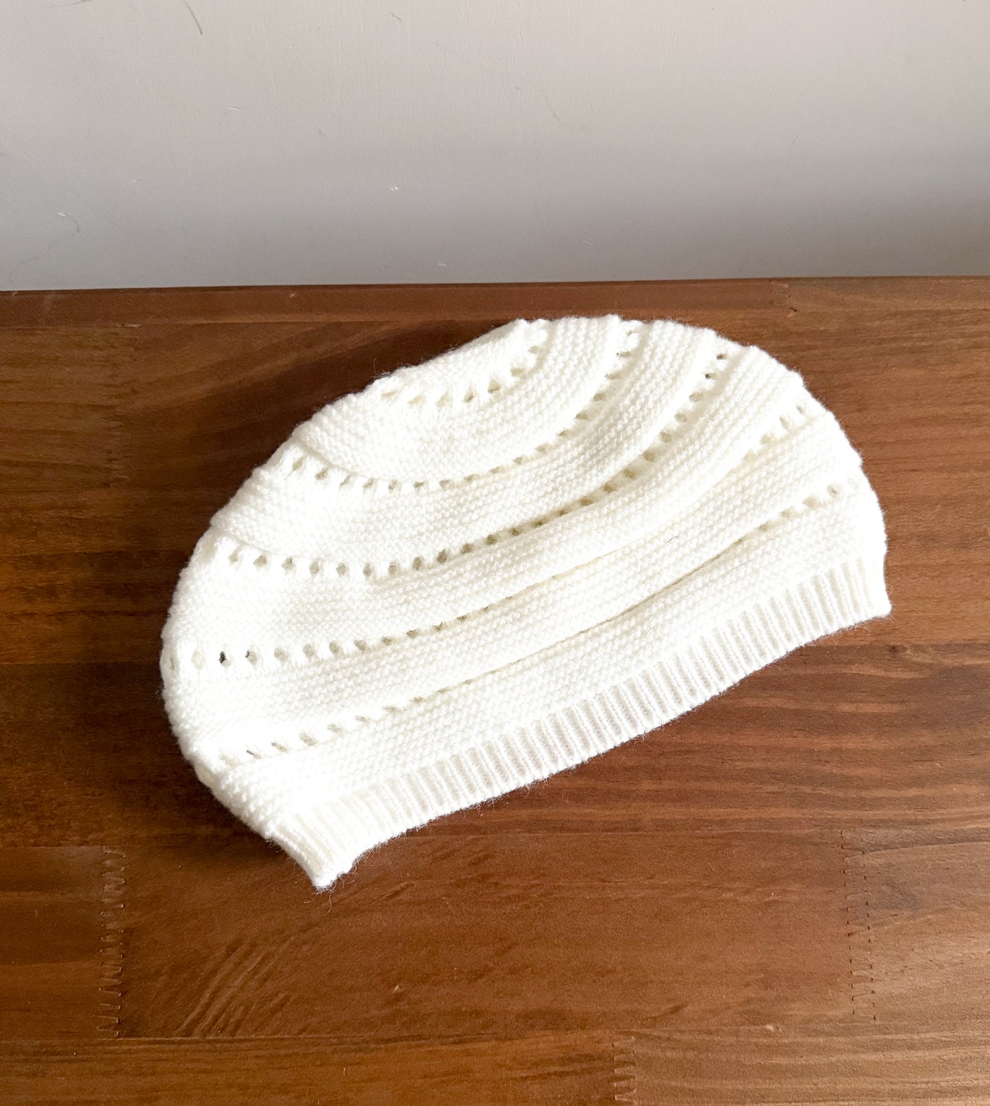 knit pullover with beanie (PRE-ORDER)