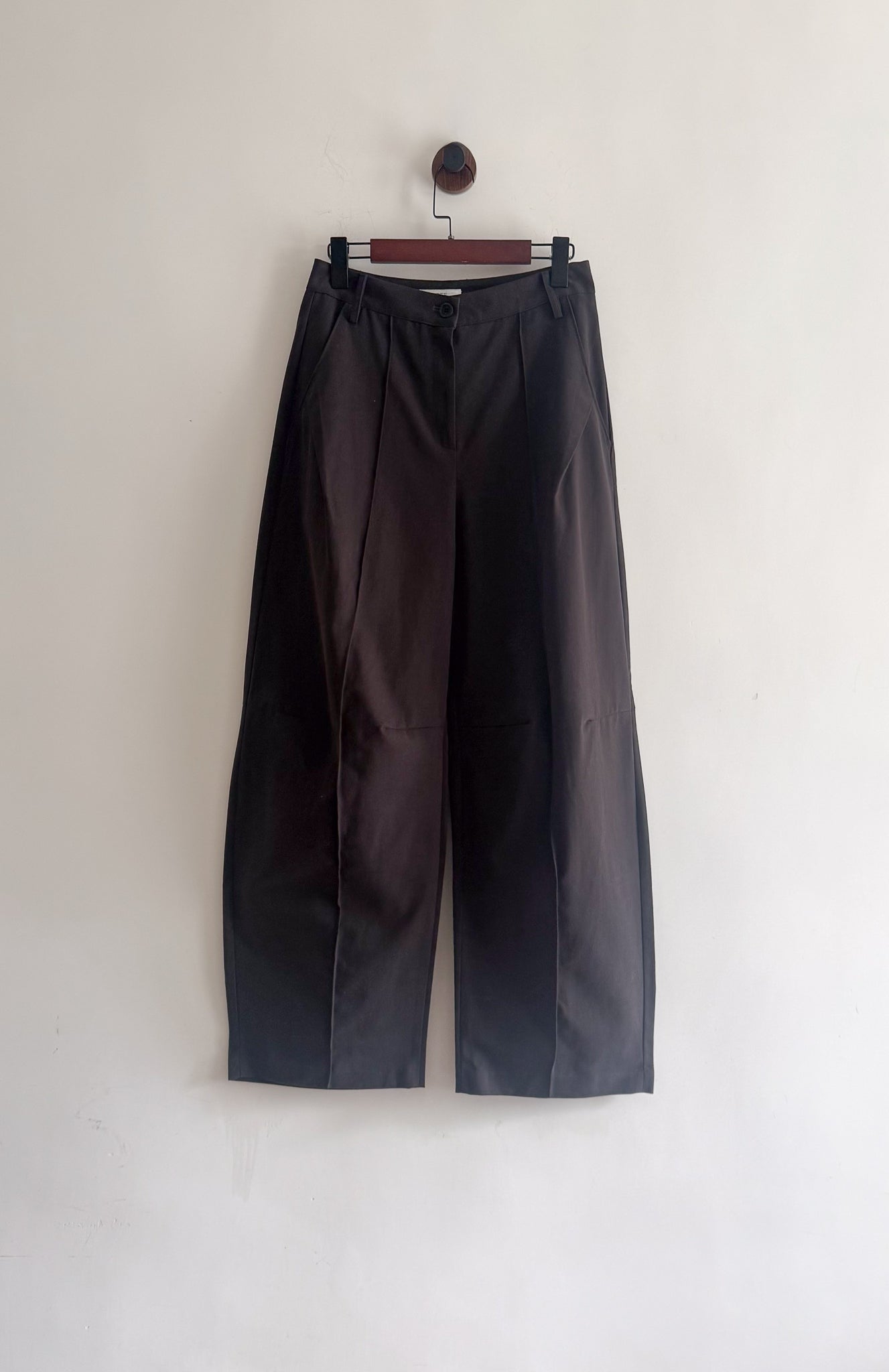 SALE- winter barrel legs pants  (charcoal)