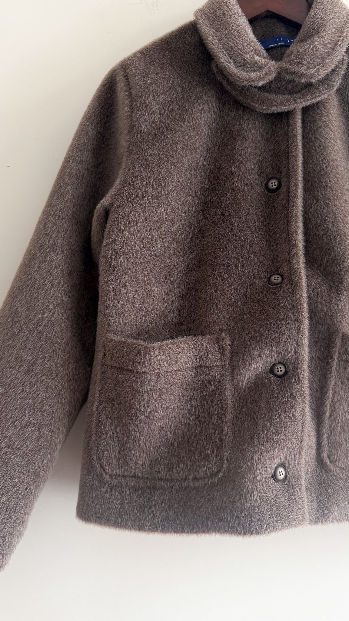 momo jacket (brown/black) 少量現貨