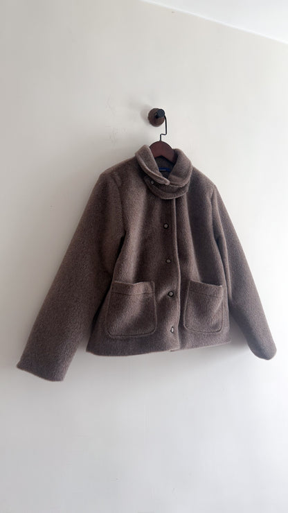 momo jacket (brown/black) 少量現貨