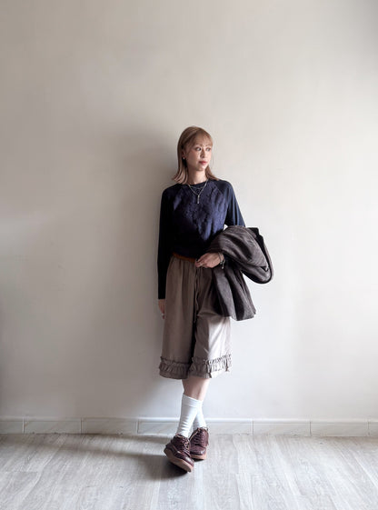 fafa raglan tee (khaki/navy/black) 少量現貨