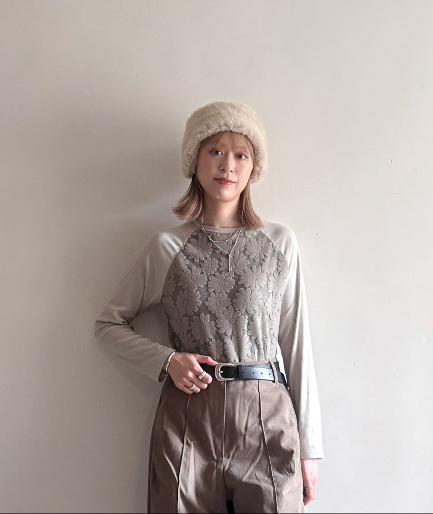 fafa raglan tee (khaki/navy/black) 少量現貨