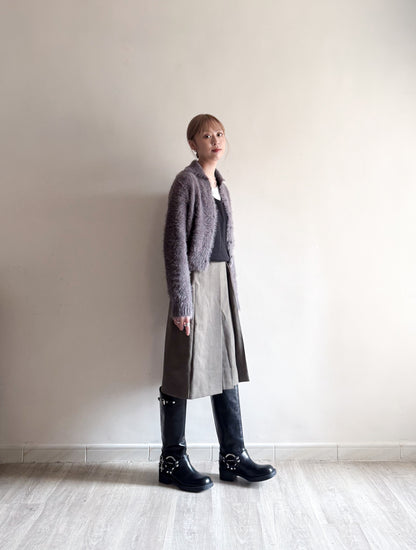 momo knit top (red/grey/ivory) 少量現貨