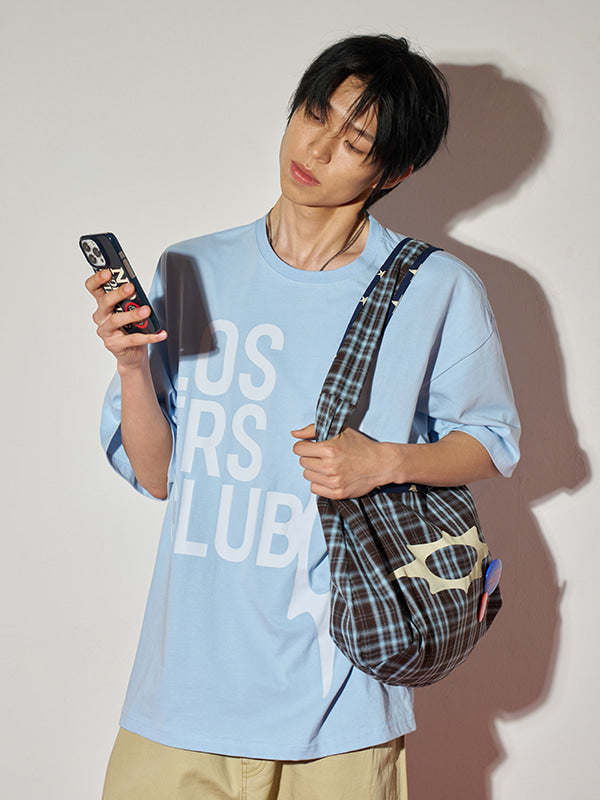 (韓國代購) LOSERSCLUB LSC LOGO TEE (WHITE/BLACK/SKY BLUE)