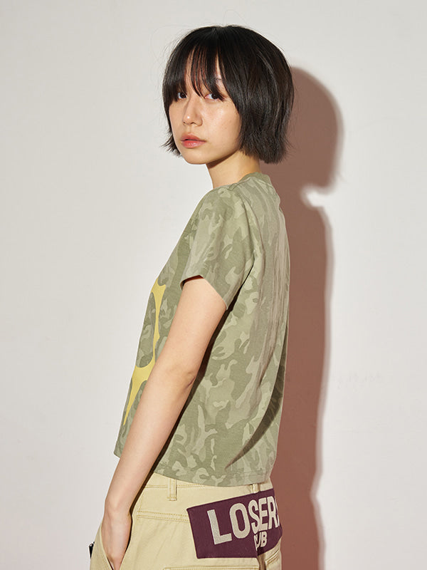 (韓國代購) LOSERSCLUB LSC LOGO TEE WOMAN (CAMO)