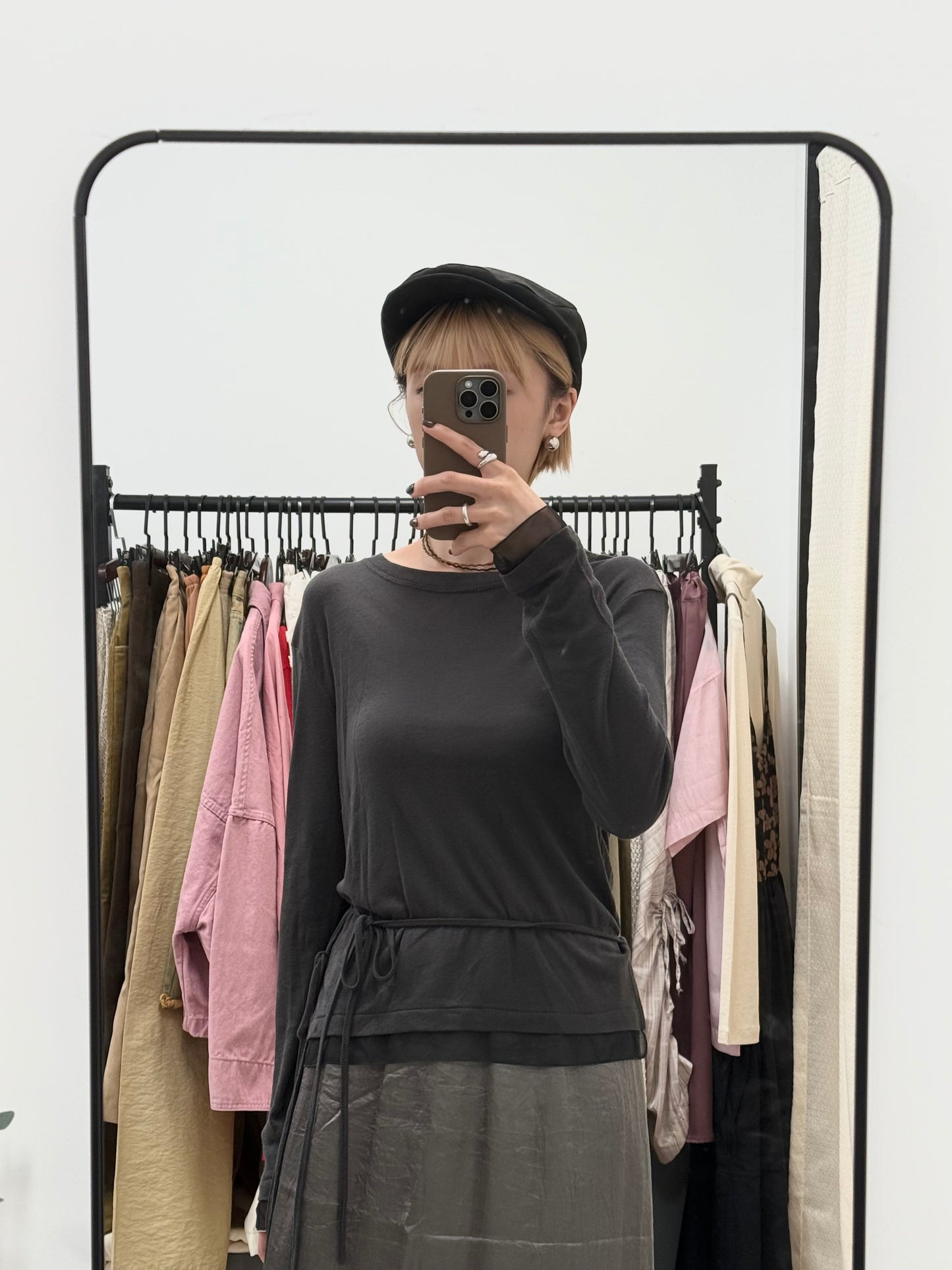 layered top(black/grey/ivory) 少量現貨*