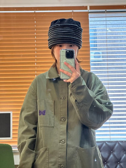 \ 驚喜價 / striped beanie (navy) 現貨