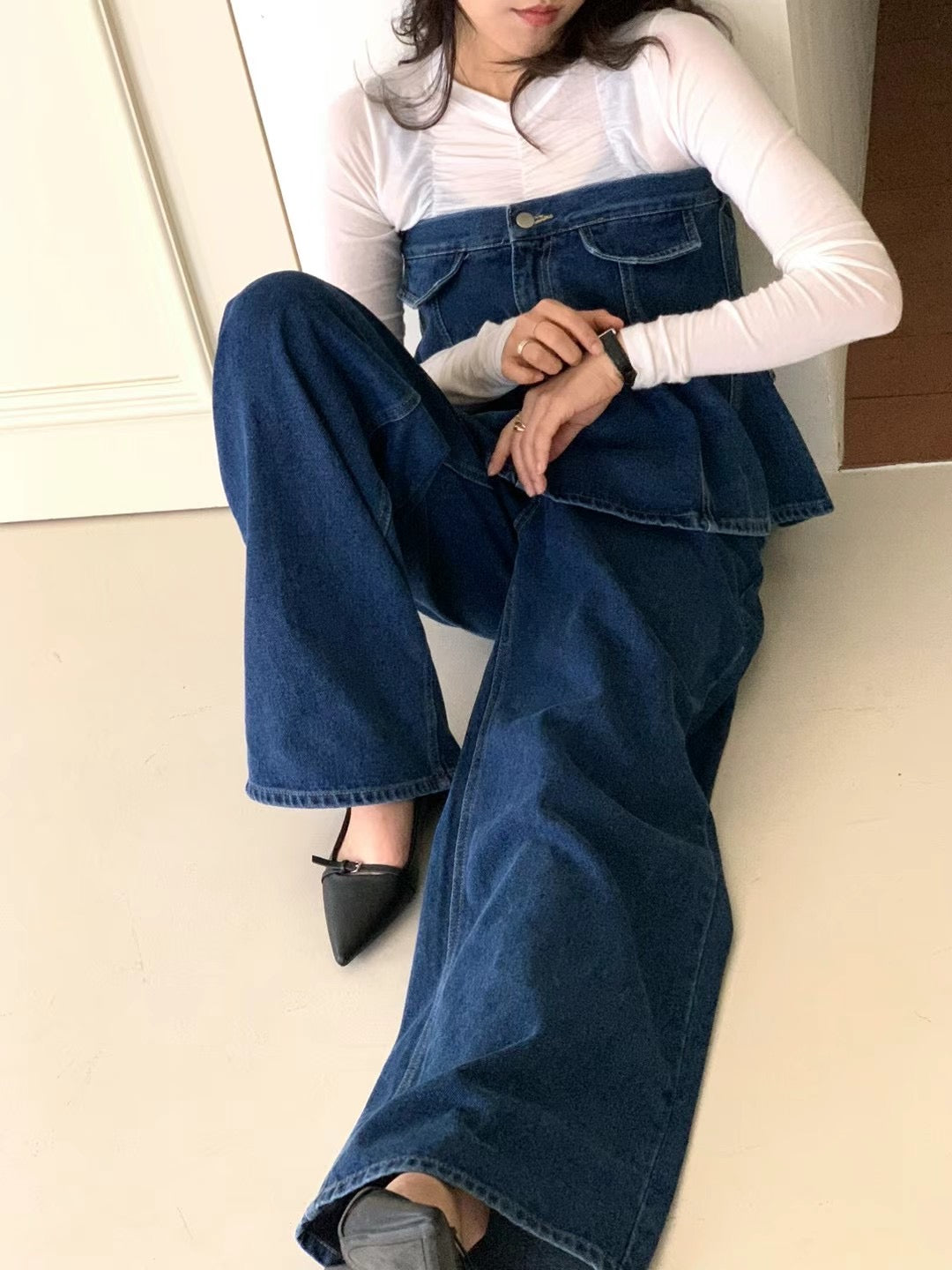 denim set (top+pants) *少量現貨