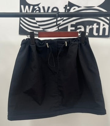 2 way nylon skirt(black)