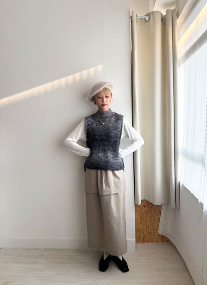 year end sale-high neck knit vest 現貨