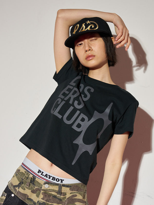 (韓國代購) LOSERSCLUB LSC LOGO TEE WOMAN (WHITE/BLACK/SKY BLUE)