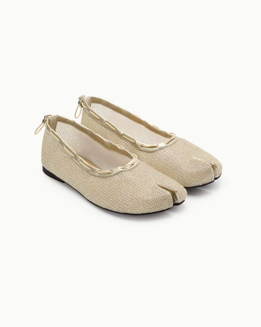 （韓國代購）PAES Mesh Air String Flat (Gold) 225-250