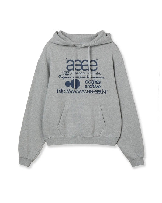 (韓國代購)AEAE WEB LOGO LOOSED HOODIE [NAVY/MELANGE GREY/LIGHT GREY/BLUE]<Black Friday~25/11>