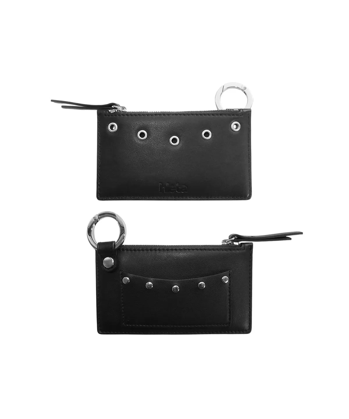 (韓國代購) HIETA bella card wallet(grape/leopard/ivory/black/silver/camel)