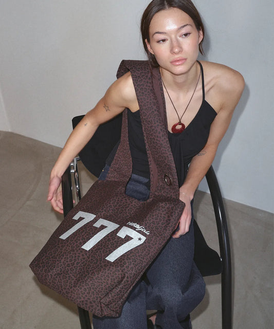 (韓國代購) HIETA 777 angels bag(brown leopard / beige leopard / denim khaki)