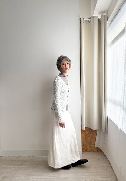 summer sale-lace fafa top(white)
