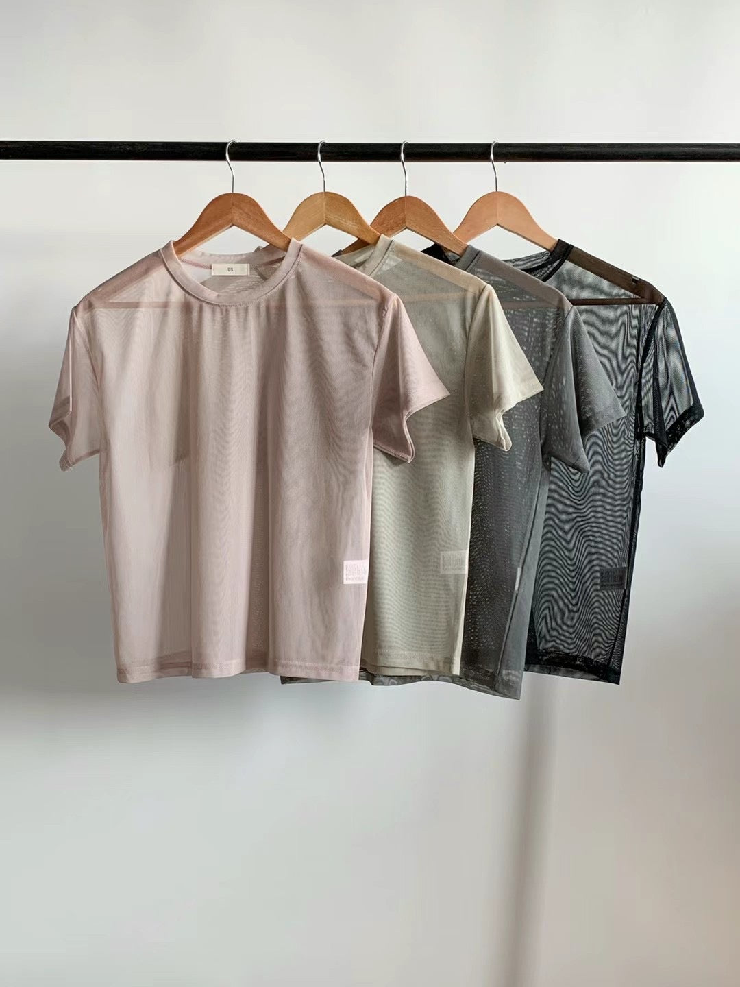 (SUMMER SALE)sheer tee(beige)