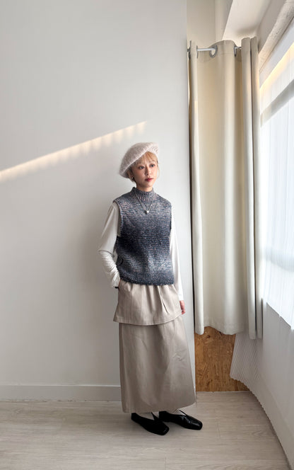 year end sale-high neck knit vest 現貨