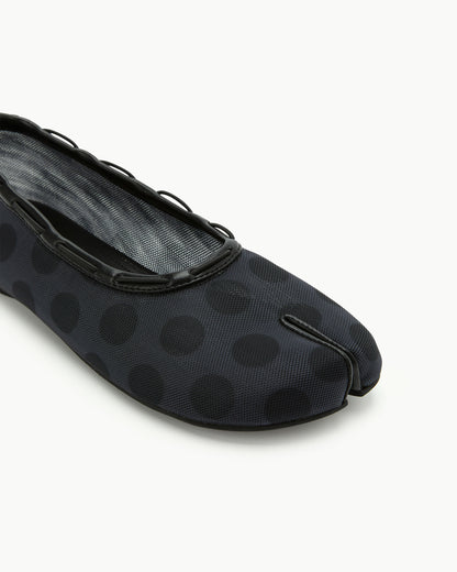 （韓國代購）PAES Mesh Air String Flat (Dot Black) 225-260