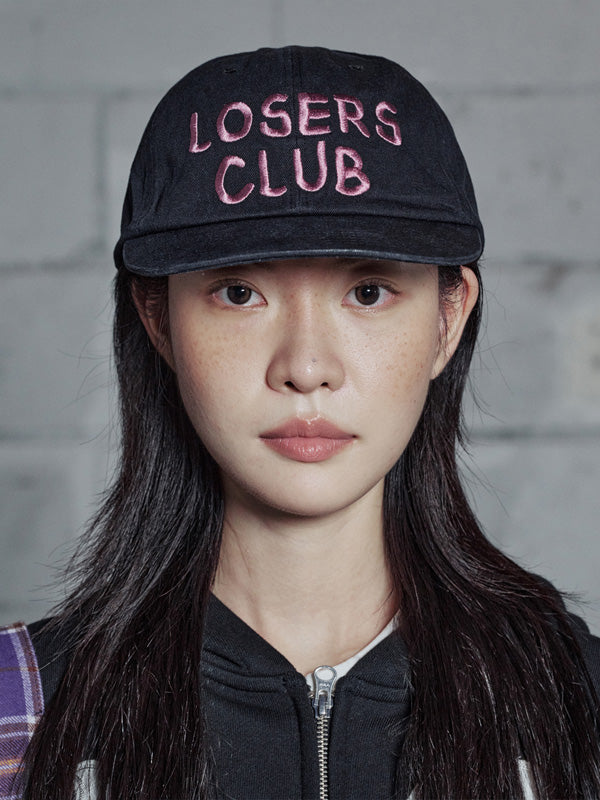 （韓國代購） LSC WASHED LOGO CAP (CHECK/BLACK/NAVY)