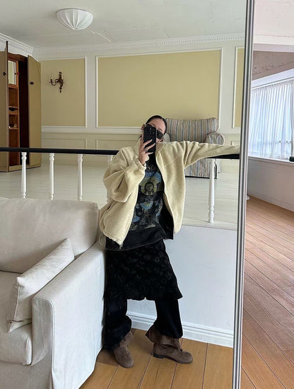 floral skirt(brown/black)