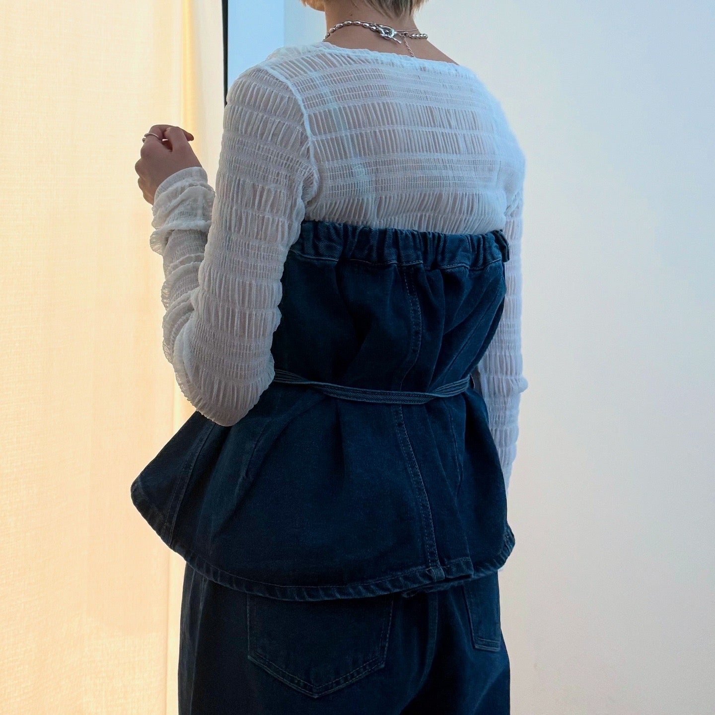 denim set (top+pants) *少量現貨