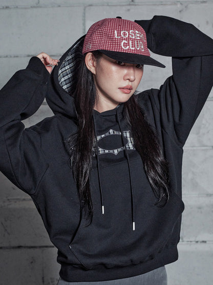 （韓國代購） LSC WASHED LOGO CAP (CHECK/BLACK/NAVY)