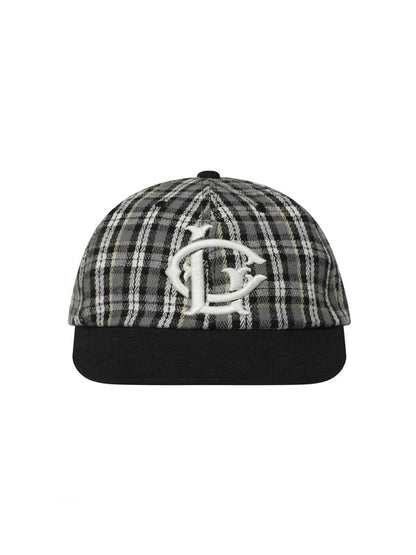 （韓國代購）LSC LC LOGO CAP (STRIPE/CHECK BLACK)<Black Friday~26 Nov>