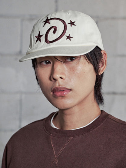 （韓國代購） LSC WASHED STAR LOGO CAP (BLACK/CREAM)