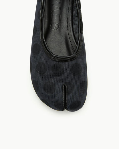 （韓國代購）PAES Mesh Air String Flat (Dot Black) 225-260