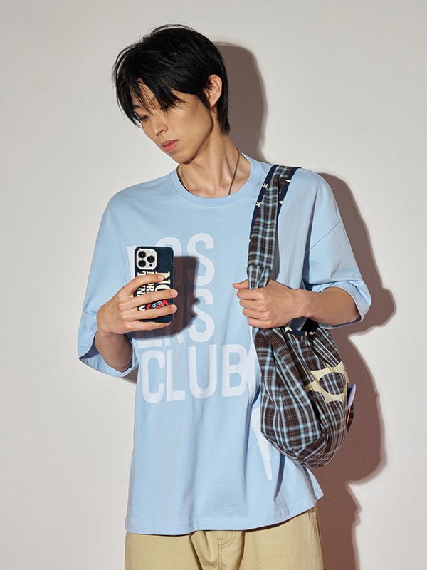 (韓國代購) LOSERSCLUB LSC LOGO TEE (WHITE/BLACK/SKY BLUE)
