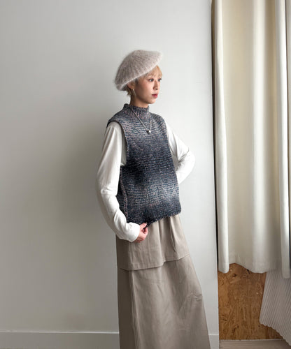 year end sale-high neck knit vest 現貨