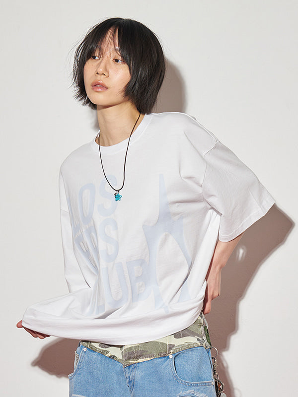 (韓國代購) LOSERSCLUB LSC LOGO TEE (WHITE/BLACK/SKY BLUE)