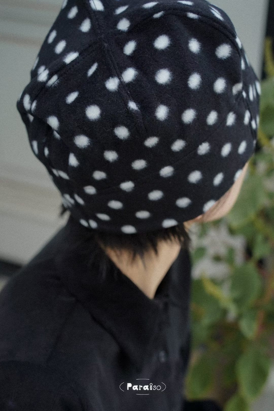 \ 驚喜價 / dots beanie (brown/black) 現貨