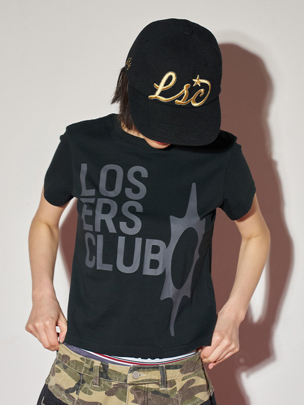 (韓國代購) LOSERSCLUB LSC LOGO TEE WOMAN (WHITE/BLACK/SKY BLUE)