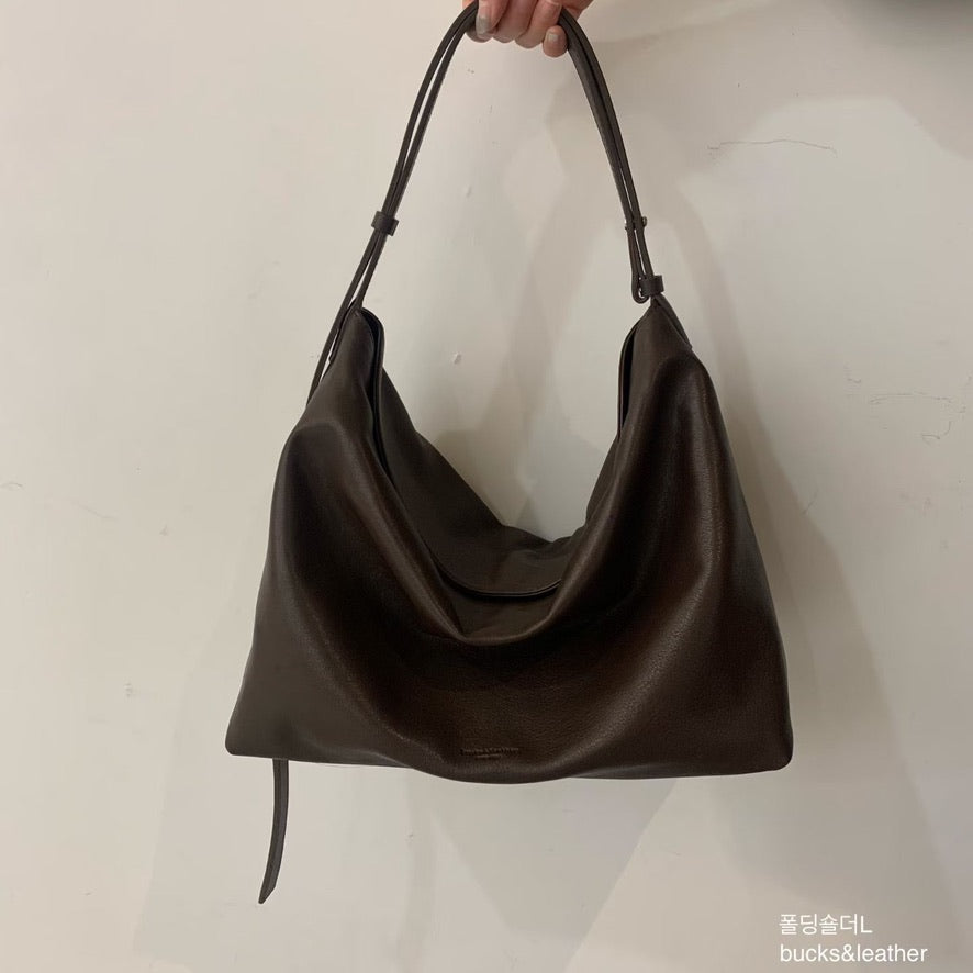 韓國代購：bucks & leather big hobo bag