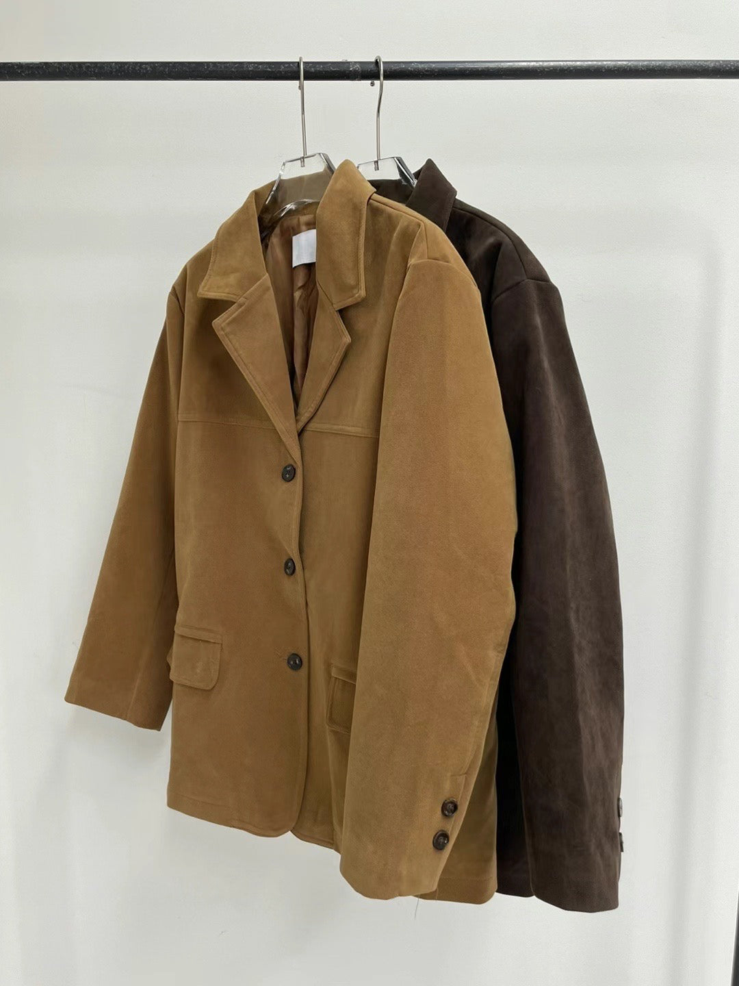 suede jacket (khaki/brown) *少量現貨