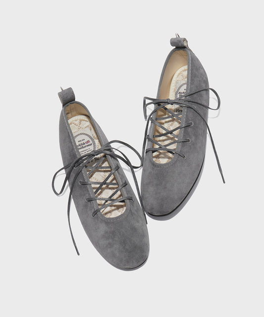 (代購）rockfish weatherwear bella laceup flats suede-GREY（230-260）