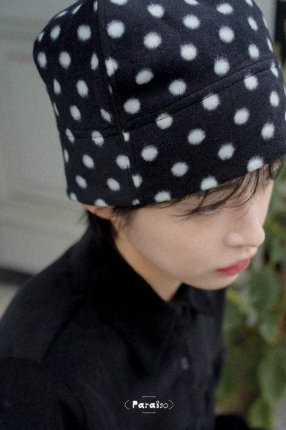 \ 驚喜價 / dots beanie (brown/black) 現貨