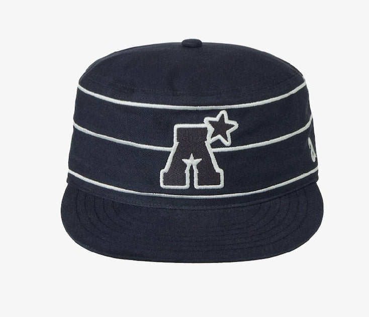 （韓國代購）AEAE a logo pillbox cap (camo/navy)