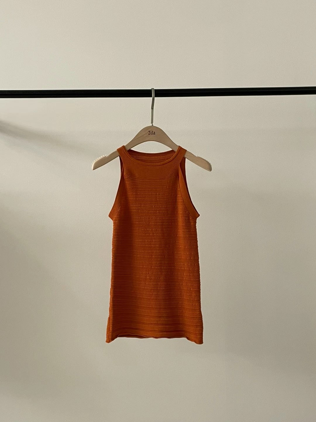 summer sale-halter neck tank top（orange現貨