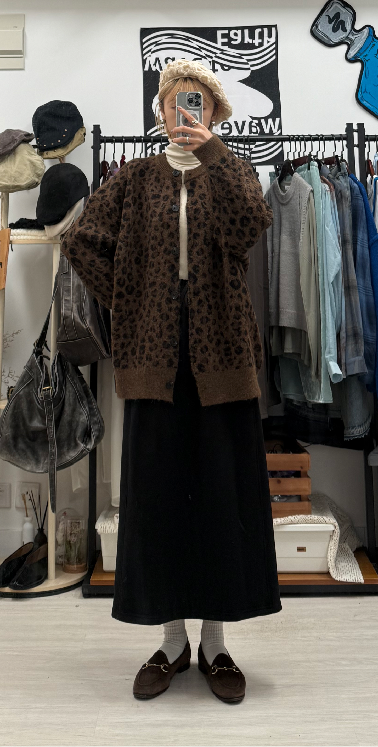 essential turtle neck top（cream/brown/black）現貨*