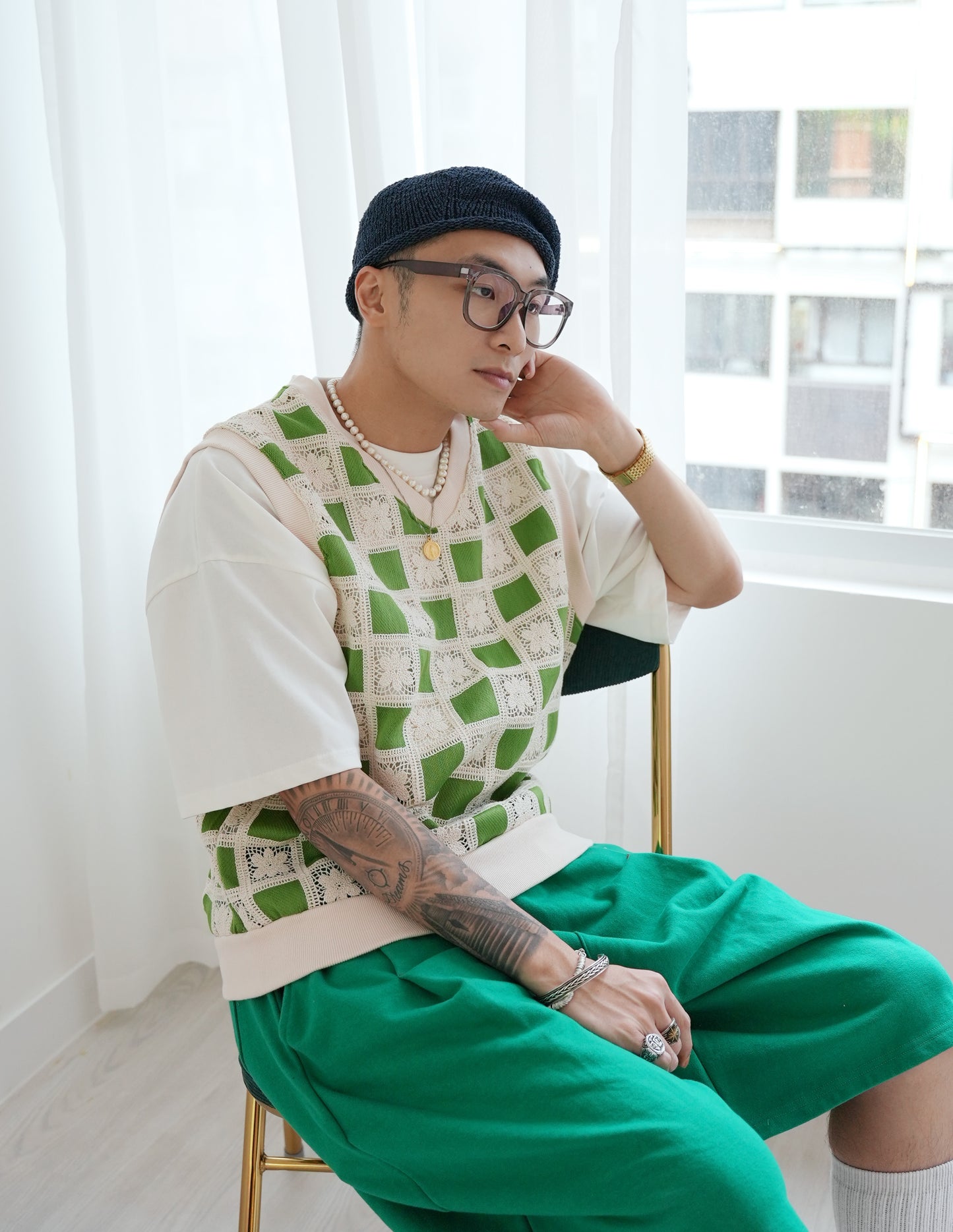 (低於批發價發售) FAFA VEST(GREEN)