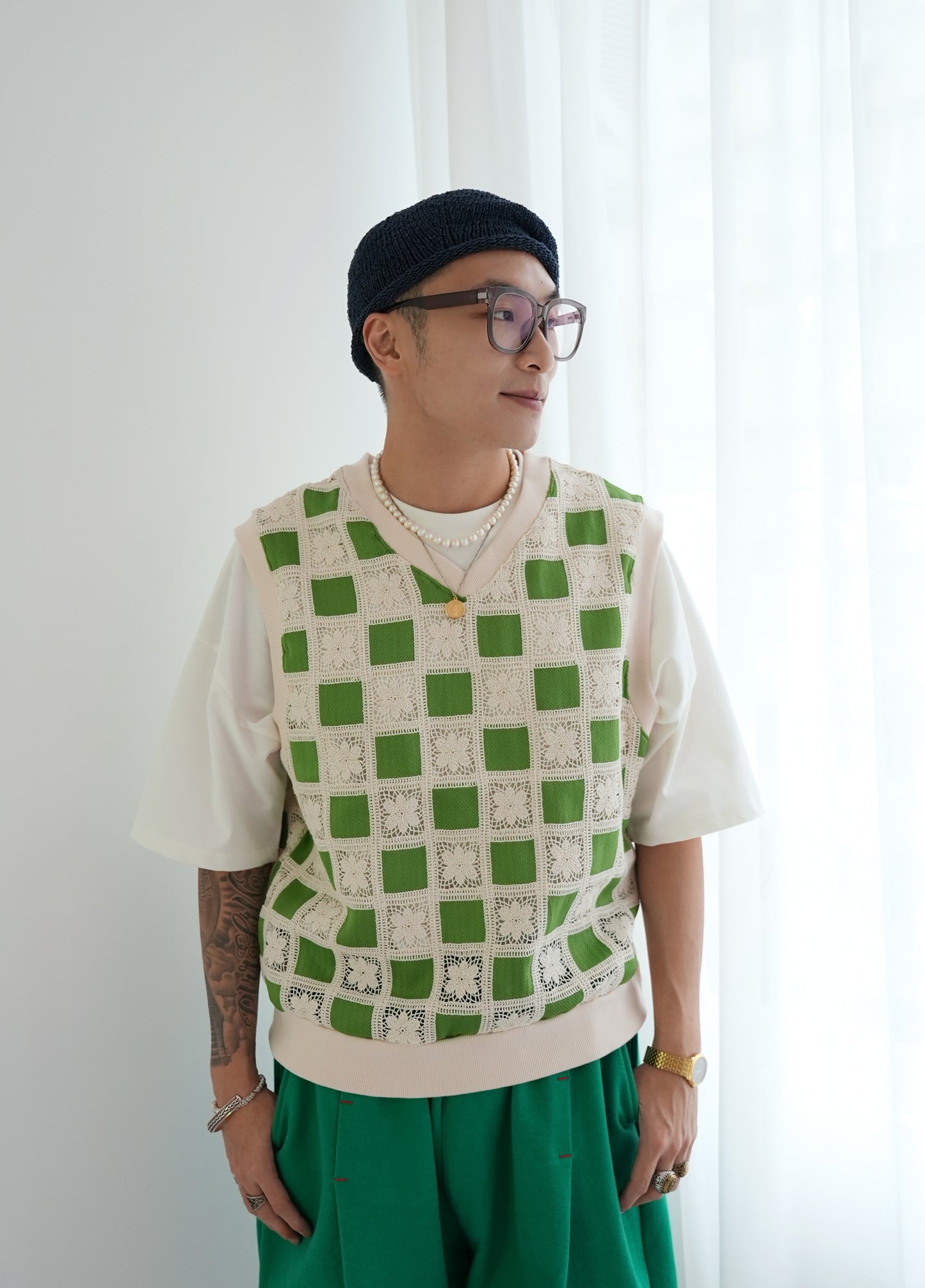 (低於批發價發售) FAFA VEST(GREEN)