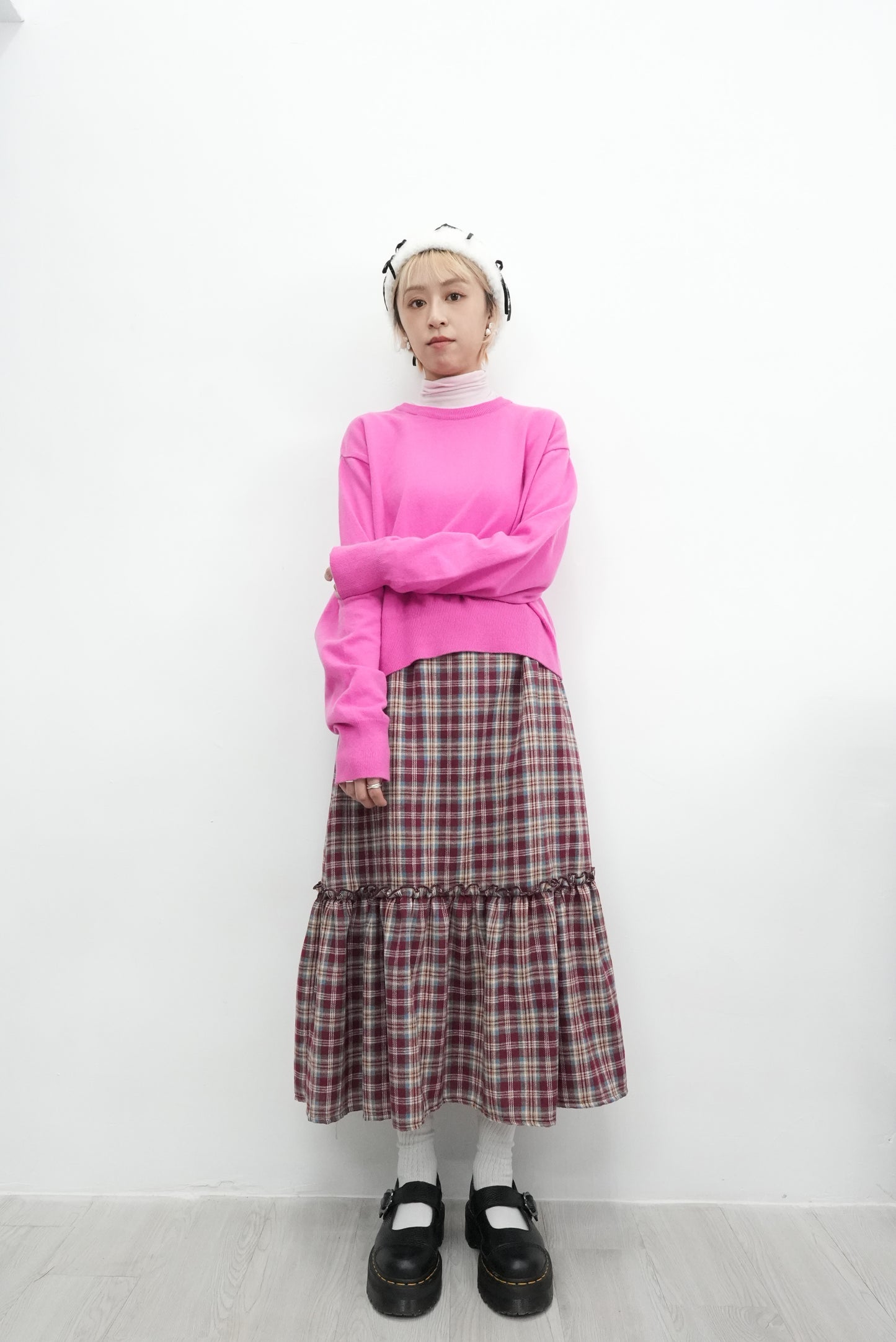 (sale)BASIC SWEATER(PINK）