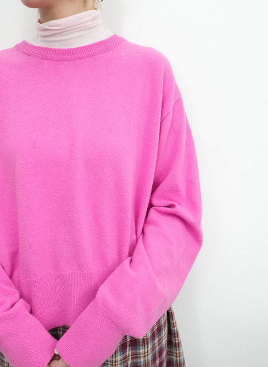 (sale)BASIC SWEATER(PINK）