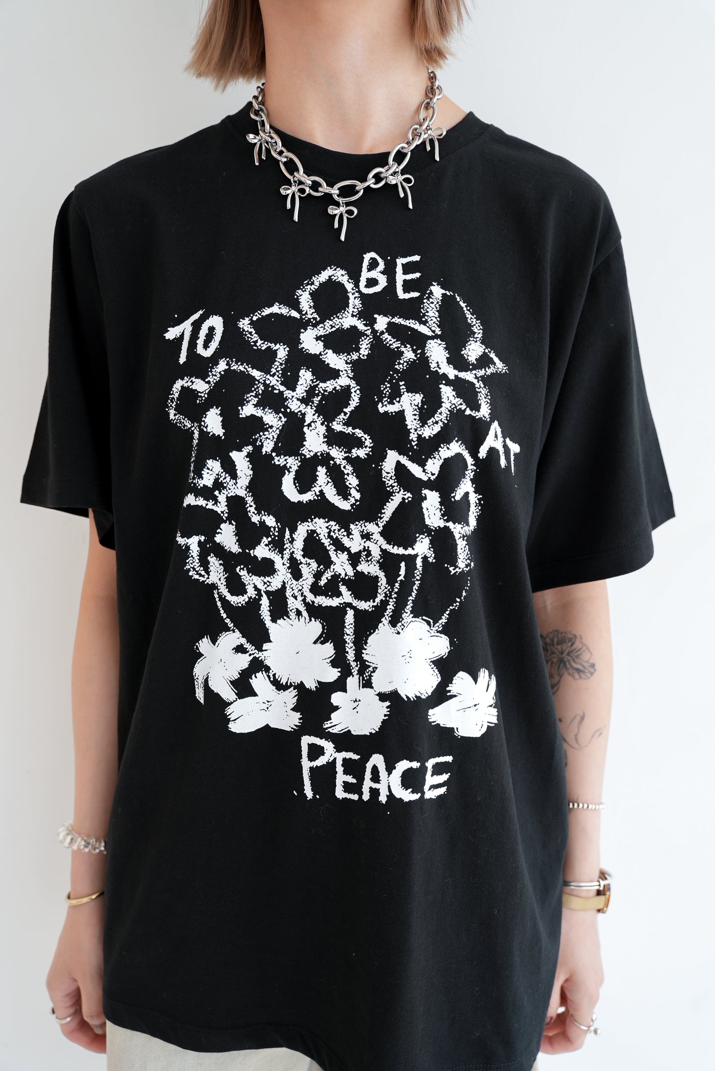 (sale)PEACE tee(red)