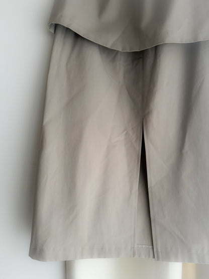 summer sale- double layered skirt（brown）