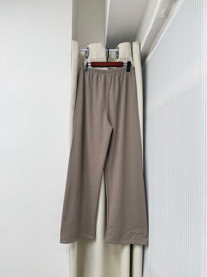 summer sale-essential soft pants（beige/grey)